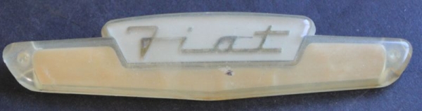 Fiat Emblem 1958 Plastic (4163)